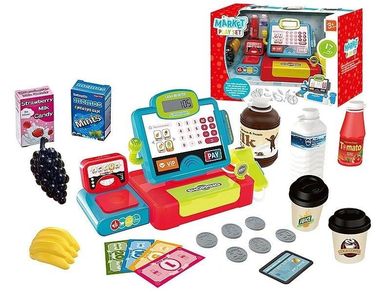 Adar, kasa sklepowa z akcesoriami, interaktywna