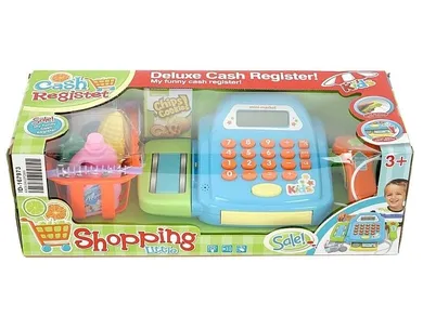 Adar, kasa sklepowa z akcesoriami, interaktywna