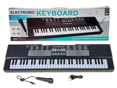Adar, keyboard z mikrofonem, 61 klawiszy
