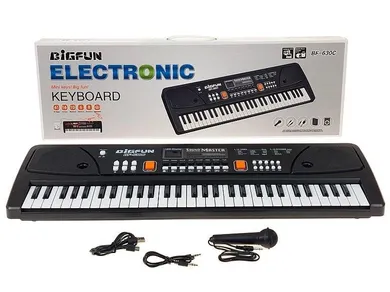 Adar, keyboard z mikrofonem, 61 klawiszy