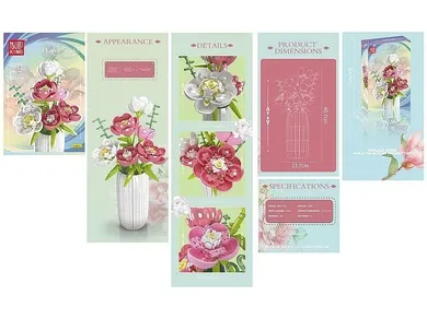 Adar, klocki - kwiaty w wazonie