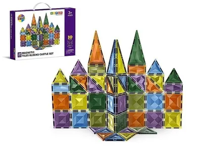 Adar, klocki magnetyczne, 7,5 cm, 48 elementów