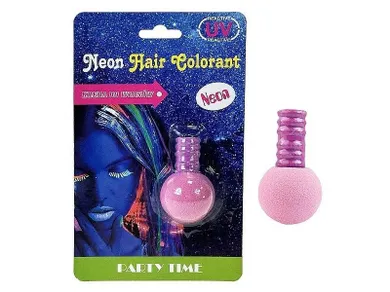 Adar, kreda do malowania włosów uV różowa