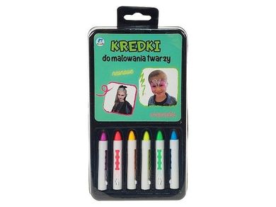 Adar, kredki do malowania twarzy, 6 kolorów