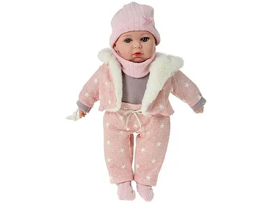 Adar, lalka bobas, interaktywna z dźwiękiem, 40 cm