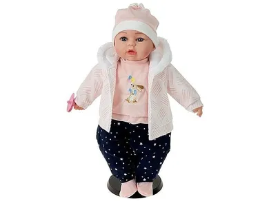 Adar, lalka bobas, interaktywna z dźwiękiem, 45 cm