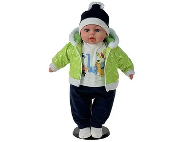 Adar, lalka bobas, interaktywna z dźwiękiem, 45 cm