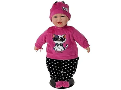 Adar, lalka bobas, interaktywna z dźwiękiem, 45 cm