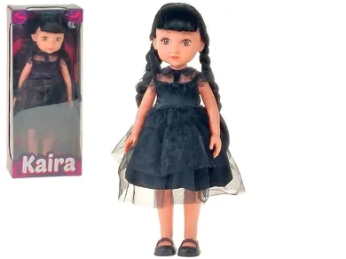 Adar, lalka w czarnej sukni, 33 cm