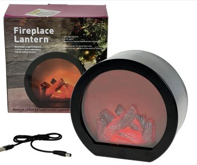 Adar, lampka, kominek LED