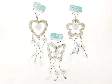 Adar, łapacz snów z piórkami, drewniany, 1 szt.