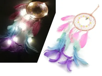 Adar, łapacz snów ze światłem LED, 45-16-13,5 cm