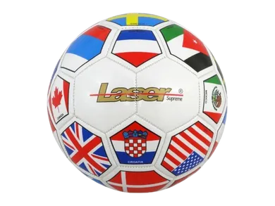 Adar, Laser, piłka nożna, flagi