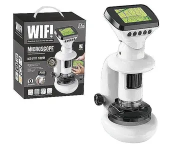 Adar, Mikroskop LCD z WIFI, powiększenie x1000, zestaw edukacyjny