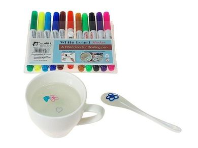 Adar, mrekry do malowania po wodzie z łyżką, 11 kolorów