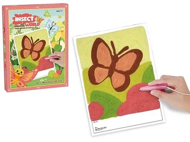 Adar, obrazek do wypełniania włóczką na rzep