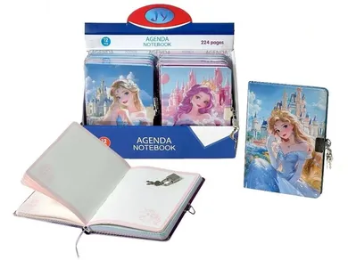 Adar, pamiętnik b6 z kłódką, 1 szt.