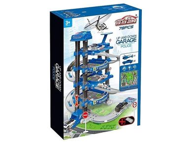 Adar, parking policyjny z pojazdami, 78 elementów