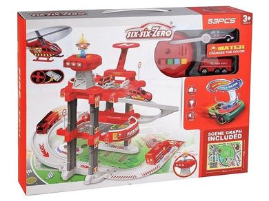 Adar, parking straży pożarnej z pojazdami, 53 elementy