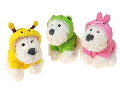 Adar, pies pluszowy w kubraczku, 1 szt.