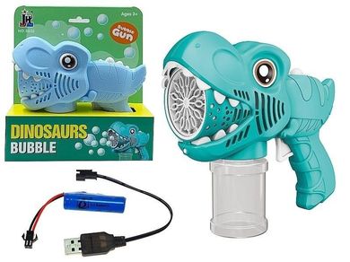 Adar, pistolet do baniek mydlanych, dinozaur