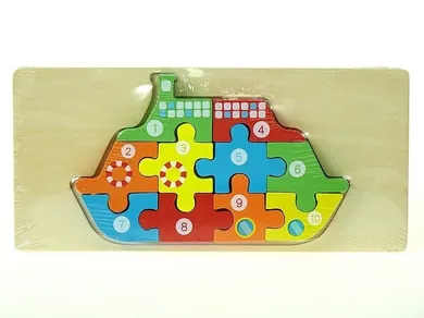 Adar, puzzle drewniane statek