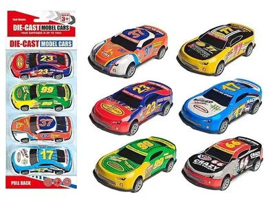 Adar, resoraki metalowe autka, 4szt, 1 szt.