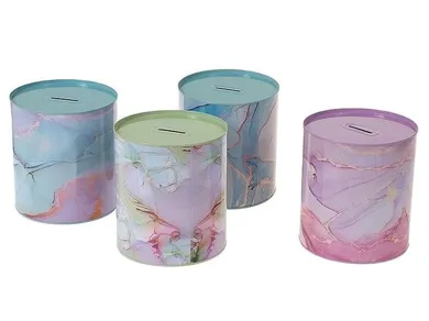 Adar, skarbonka metalowa marmur, 1 szt.