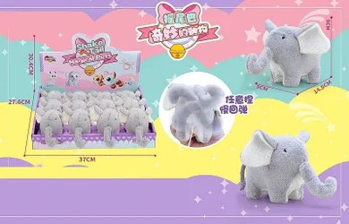 Adar, Słoń, pluszowa figurka kręcąca trąbą