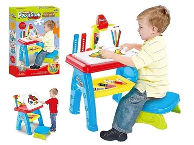 Adar, stół edukacyjny z projektorem, krzesełko