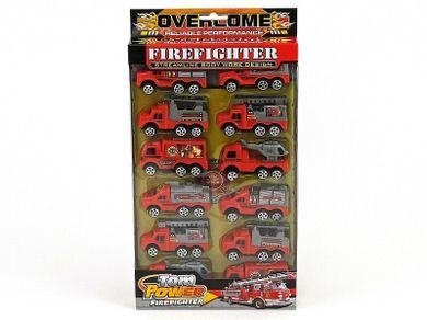 Adar, straż pożarna, pojazdy z naciągiem sprężynowym, 12 szt.