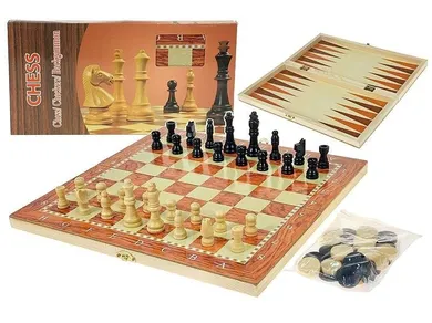 Adar, szachy drewniane, gra logiczna