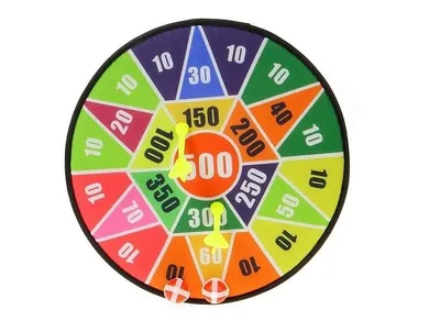 Adar, tarcza na rzep, rzutki, piłeczki