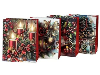 Adar, torebka prezentowa, Boże Narodzenie, 32-26-10 cm, 1 szt.