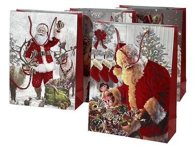 Adar, torebka prezentowa, Boże Narodzenie, 35-12-9 cm, 1 szt.