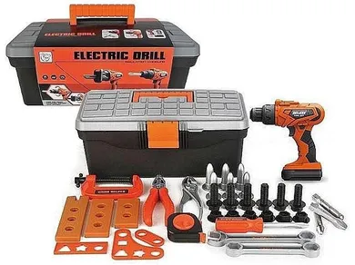 Adar, wiertarka na baterie z akcesoriami w walizce