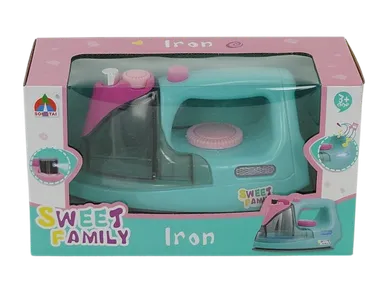 Adar, żelazko, niebiesko-różowe