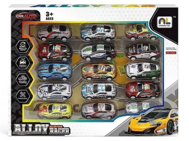 Adar, zestaw aut metalowych, 15 szt.