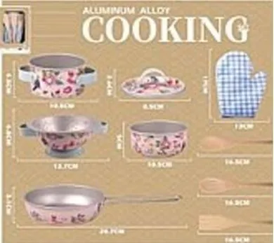 Adar, zestaw metalowych garnków