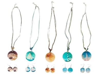 Adar, zestaw piękności, naszyjnik i kolczyki