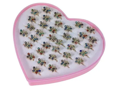 Adar, zestaw pierścionków, 36 szt.