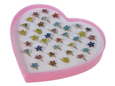 Adar, zestaw pierścionków, 36 szt.