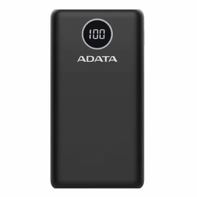 Adata, powerbank, P20000qcd, Black