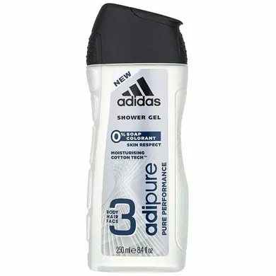 Adidas, AdiPure Man, żel pod prysznic, 250 ml