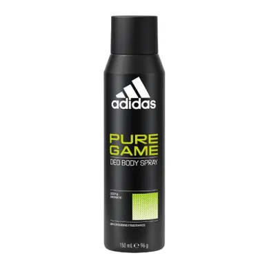 Adidas, pure game, dezodorant, spray, dla mężczyzn, 150 ml