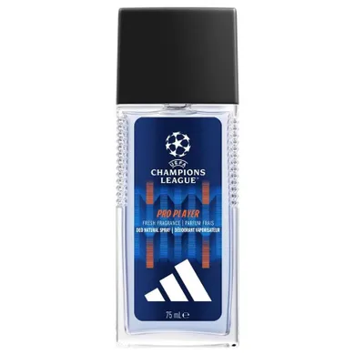 Adidas, Uefa Champions League Pro Player, dezodorant w naturalnym sprayu, 75 ml