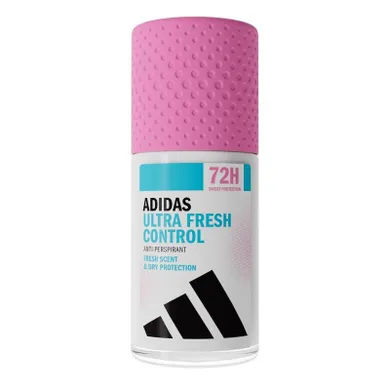 Adidas, Ultra Fresh Control 72h, dezodorant anti-perspirant roll-on dla kobiet, 50 ml