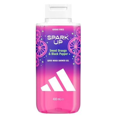 Adidas, Vibes Spark Up, energetyzujący żel pod prysznic ,400 ml