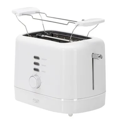 Adler, toster z rusztem, biały