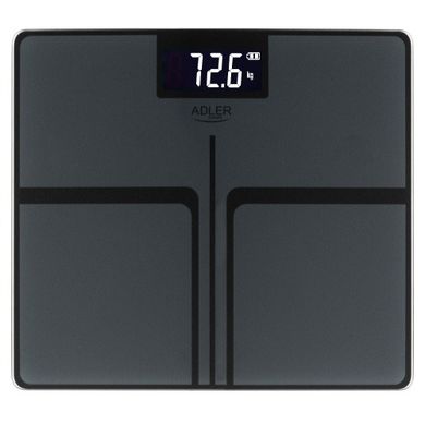 Adler, waga łazienkowa USB-C, akumulatorowa, do 180 kg